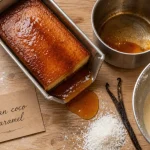 Flan coco caramel crémeux au bain-marie, caramel luisant