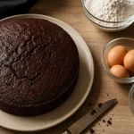 Gateau chocolat sans gluten moelleux, farine de riz et Maïzena, 180°C