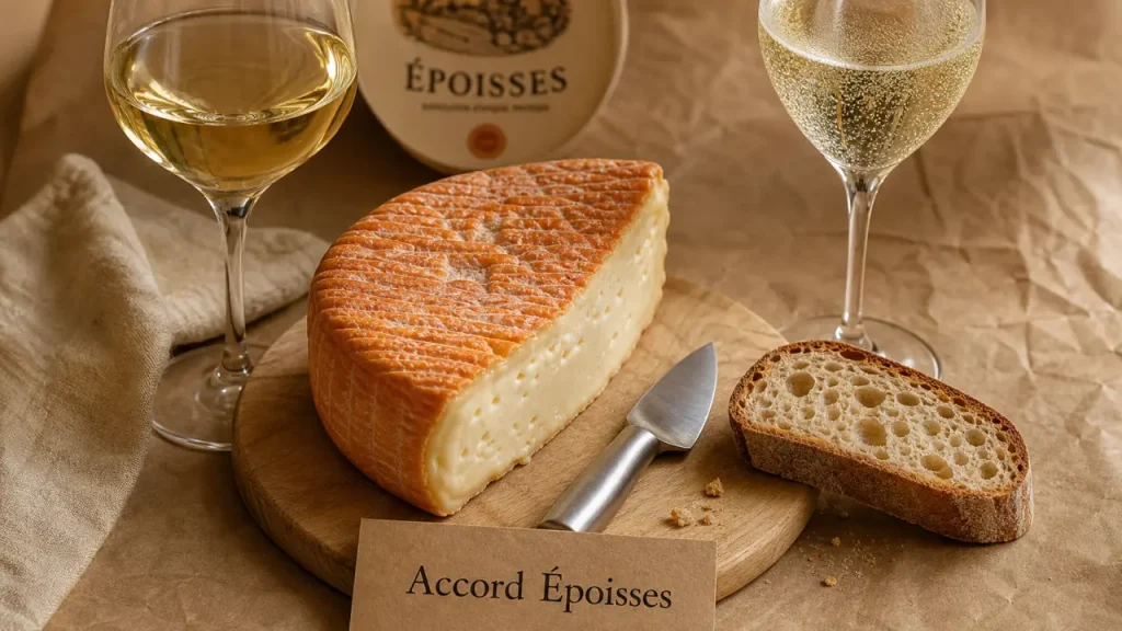 Quel vin avec le fromage epoisses : blanc tendre, bulles brutes, rouge léger
