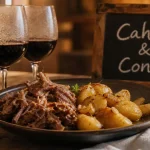 Quel vin avec un confit de canard : confit et bouteille de Cahors