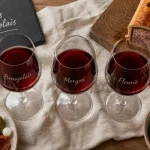 Accords mets vins beaujolais : verres Beaujolais, Morgon, Fleurie et plats