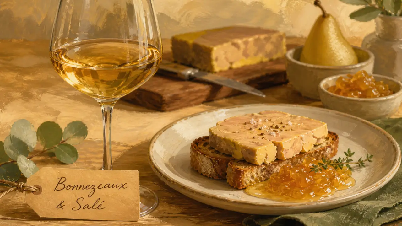 Bonnezeaux accord mets vins : foie gras, fromages bleus et desserts fruités