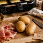 Combien de patate par personne raclette : 300 g pommes de terre