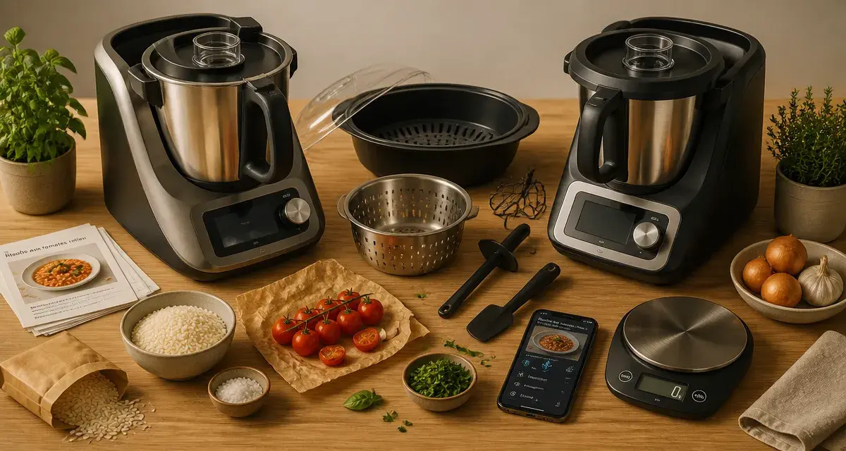 Magimix ou Companion : Bluetooth, 160 °C, accessoires et guide recette