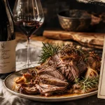 Quel vin servir avec le gigot d’agneau : vin rouge et gigot rôti aux herbes