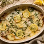 Recette limande au four : limande au four fondante, citron et beurre