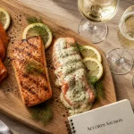 Saumon vin : blanc sec, rouge léger et champagne pour accompagner le saumon