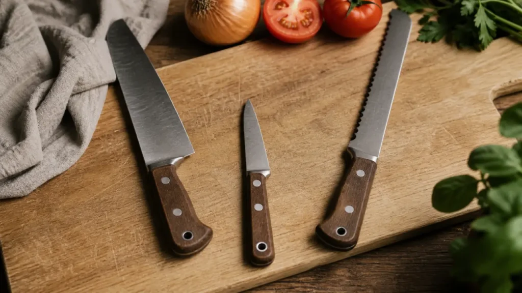 Type de couteau de cuisine : chef, Santoku ou office, lequel vous manque vraiment pour couper, émincer, trancher ?