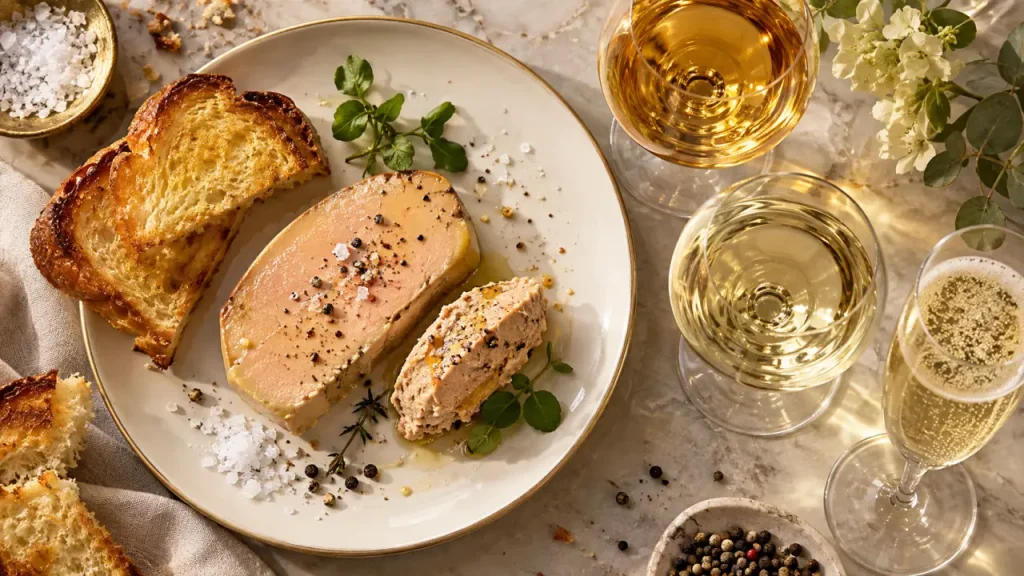 Foie gras et vin : vin doux ou blanc sec, quel accord selon la recette ?