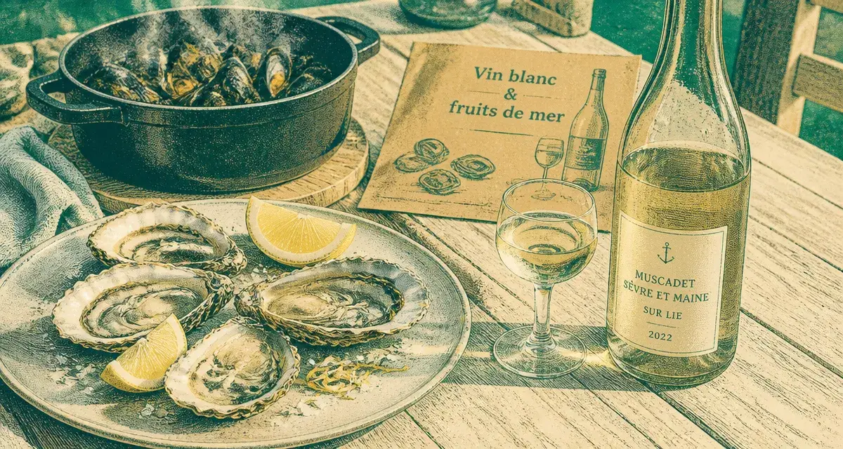 Quel vin avec des fruits de mer : huîtres, citron et vin blanc sec