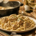 Recette poulet à l’estragon : poulet en sauce crème et estragon