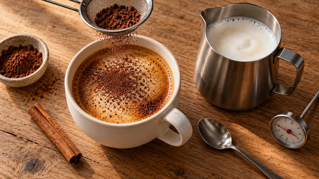 Cappuccino recette maison : mousse fine de lait