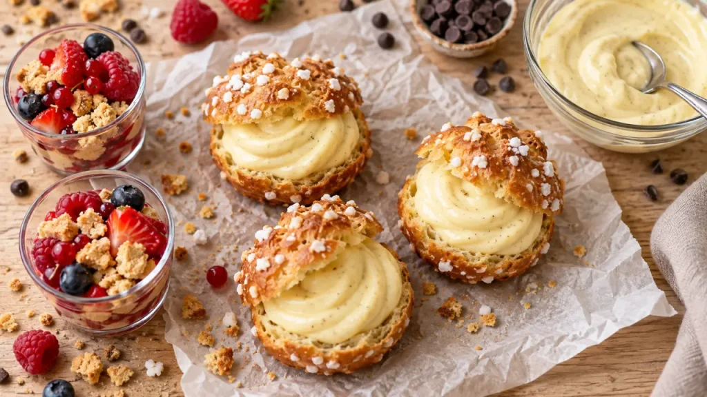 Que faire avec une crème pâtissière ? De la verrine express aux feuilletés dorés