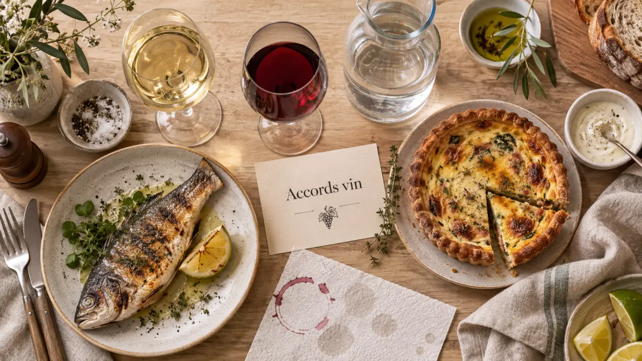 Quel vin servir : accords vin avec poisson grillé et sauce crème
