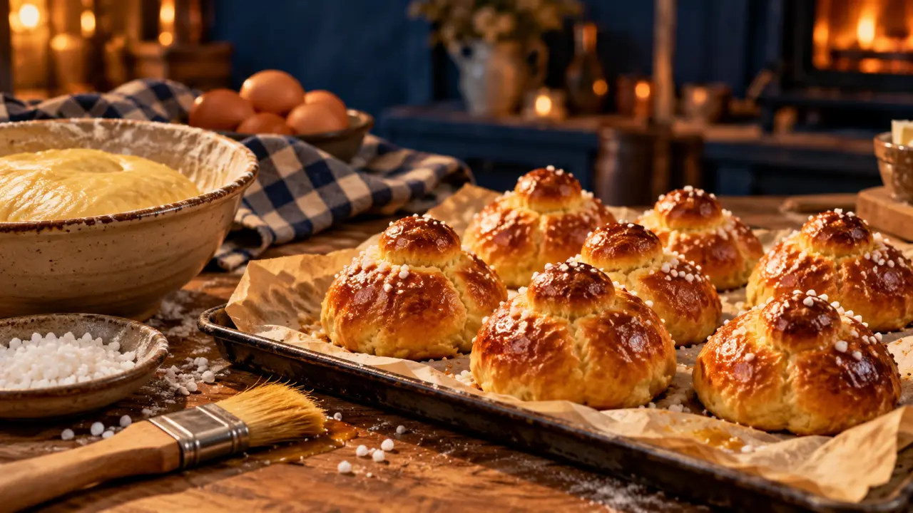 Recette viennoiseries : brioches moelleuses maison, juste sorties du four